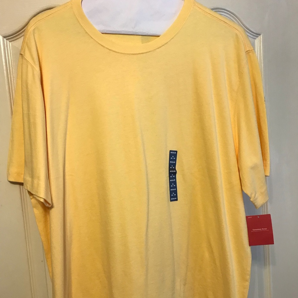 Lands’ End yellow t-shirt